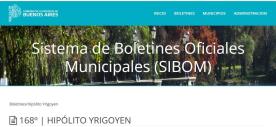 SIBOM: decretos en Hipólito Yrigoyen; entre ellos, algunos relacionados con disminución de puestos jerárquicos en el Municipio