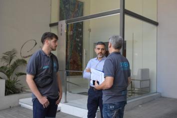 El director ejecutivo de ARBA, Cristian Girard, coordinó las acciones que se realizaron en la ciudad de La Plata