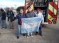 Aquí junto a dos veteranos exponentes del ciclismo local: Alcides 